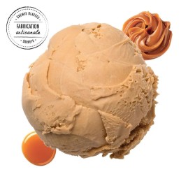 Glace au caramel