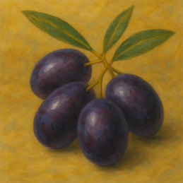 Olive noire fondante et...
